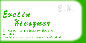 evelin wieszner business card